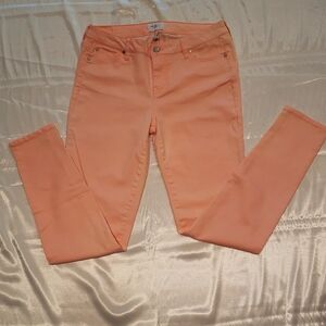 Peach Skinny Jeans